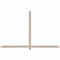 Ekena Millwork Eugene Smooth Timber Gable Bracket, Douglas Fir, 96"W x 60"H x 1 1/2"D x 3 1/2"F, 15/12 Pitch GBW096X60X0204EUG00SDF - alternate 1
